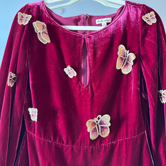 For Love & Lemons Papillon mini dress in raspberry size small - Picture 7 of 7